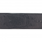 Ceinture cuir façon autruche noir 40 mm - Porto-fino mate