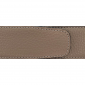 Ceinture cuir souple taupe 40 mm - Roma or